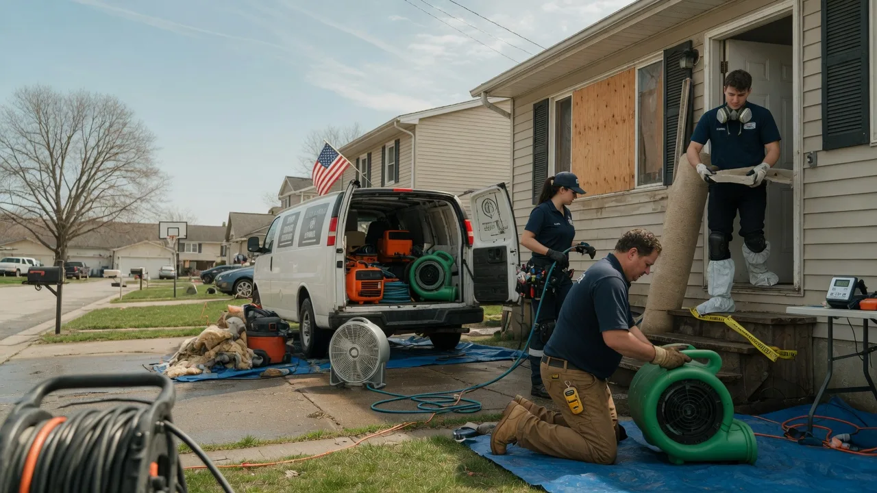 Water Damage Restoration in Warrenville, IL near me